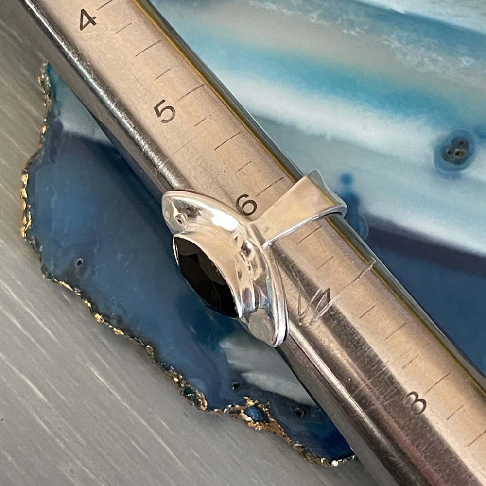 ⭐️ Black Onyx Sterling Silver Ring - Picture 7 of 11